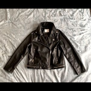 Zara Girls fake leather Moto Jacket